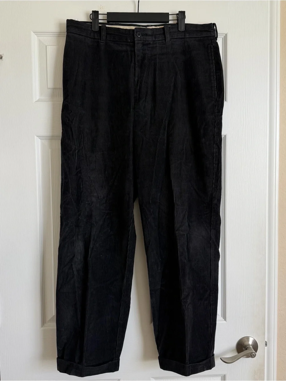 Brooks Brothers Black Corduroy Pants
